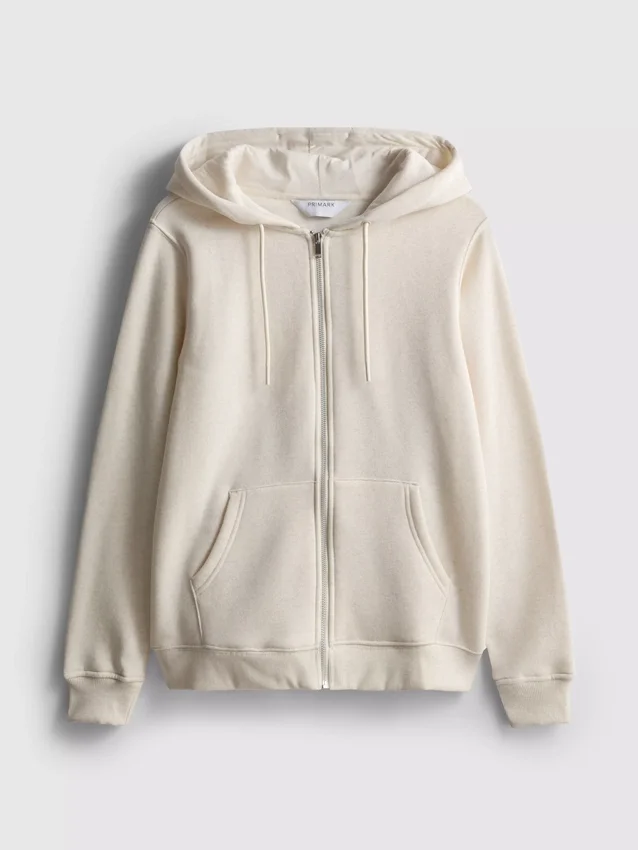 Camisola com capuz e fecho de correr Essential