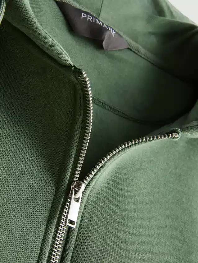Camisola com capuz e fecho de correr Essential