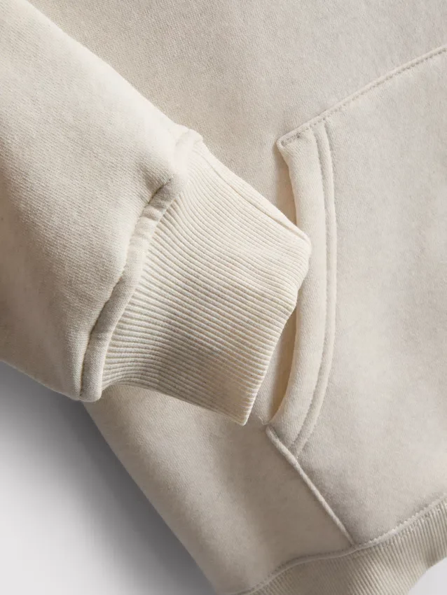 Camisola com capuz e fecho de correr Essential