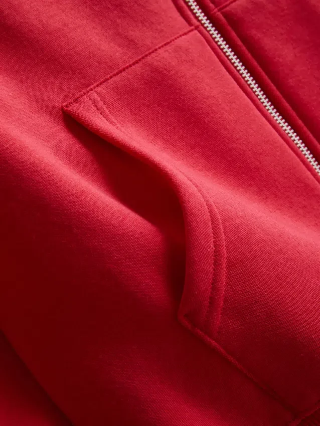 Camisola com capuz e fecho de correr Essential