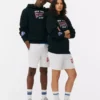 Camisola com capuz e grafismo dos New York Giants da NFL