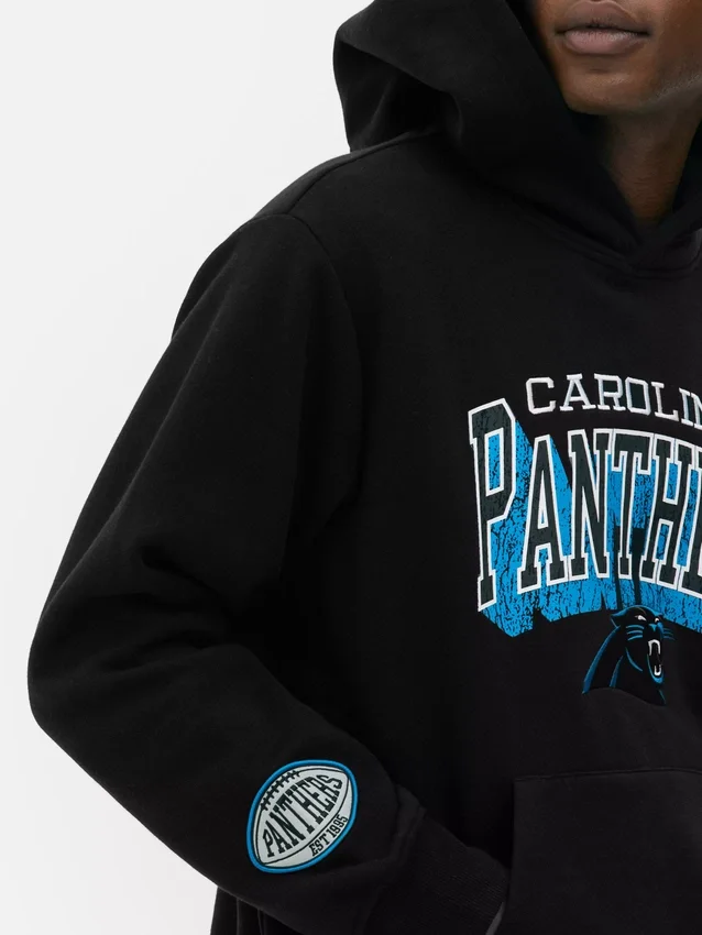 Camisola com capuz e logótipo dos Carolina Panthers da NFL