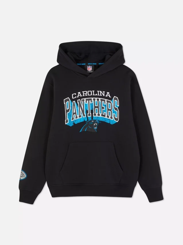 Camisola com capuz e logótipo dos Carolina Panthers da NFL
