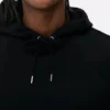 Camisola com capuz em mistura de algodão