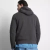 Camisola com capuz em mistura de algodão
