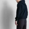 Camisola com capuz em mistura de algodão
