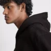 Camisola com capuz essencial de corte largo