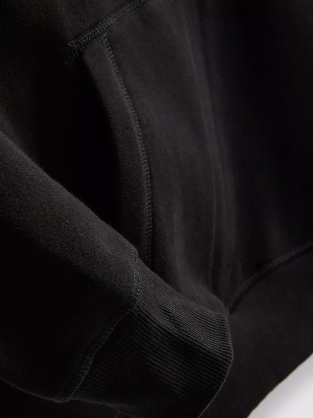 Camisola com capuz essencial de corte largo