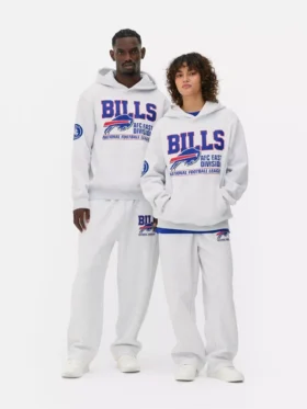 Camisola com capuz estampada dos Buffalo Bills da NFL