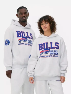 Camisola com capuz estampada dos Buffalo Bills da NFL