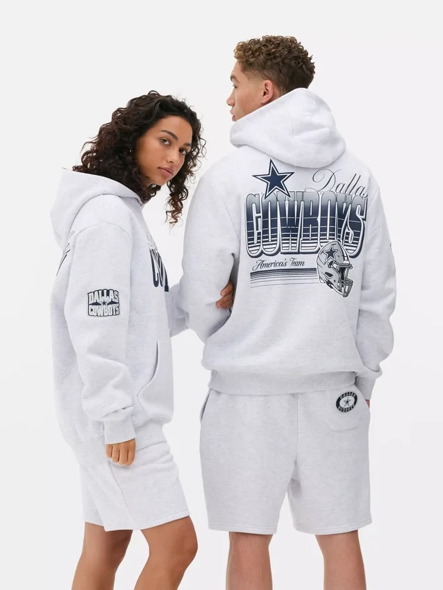 Camisola com capuz estampada dos Dallas Cowboys da NFL