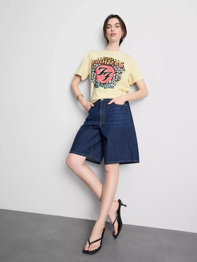 Camisola com estampado do álbum dos Foo Fighters