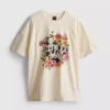 Camisola com estampado gráfico em algodão descontraído da Fleetwood Mac