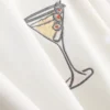 Camisola com estampado «Martini» rica em algodão