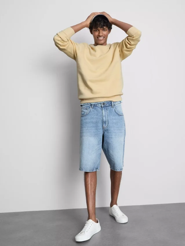Camisola com gola redonda Essential
