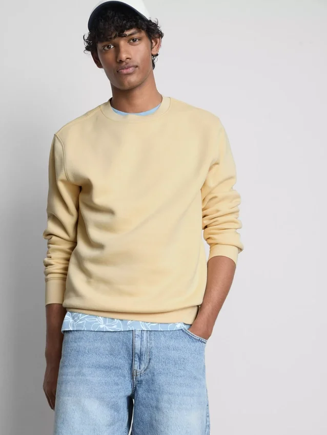 Camisola com gola redonda Essential