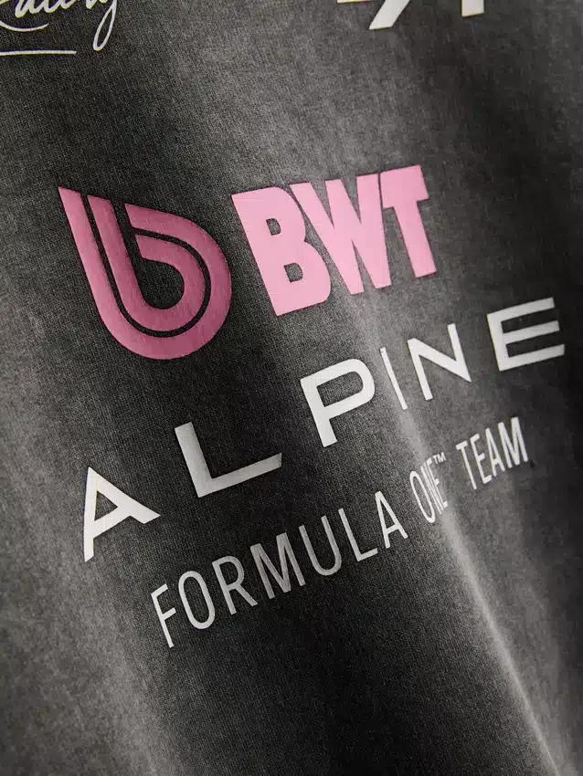 Camisola com gráfico da equipa BWT Alpine Formula One