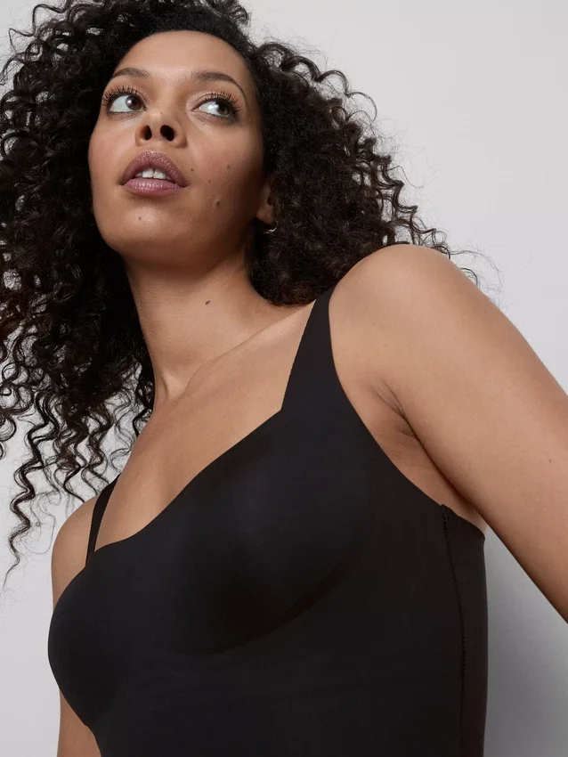 Camisola com sutiã incorporado sem costuras
