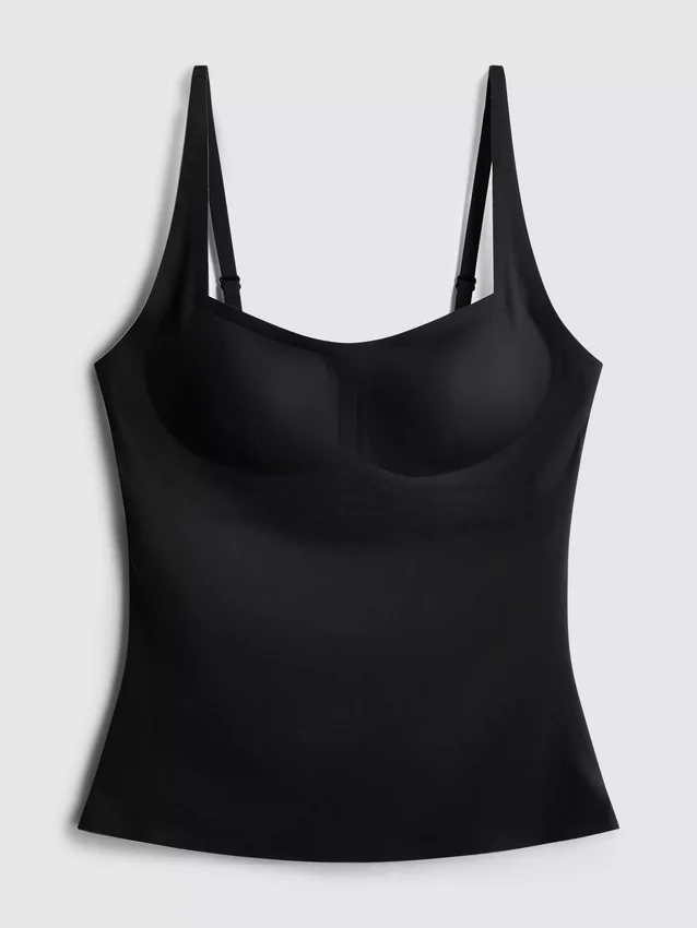 Camisola com sutiã incorporado sem costuras