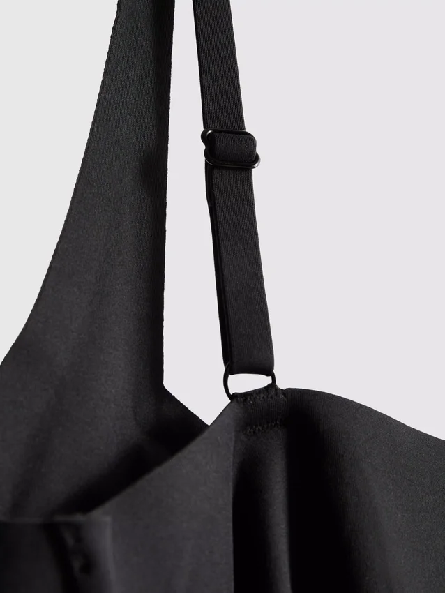 Camisola com sutiã incorporado sem costuras