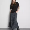 Camisola comprida com bolso de remendo