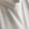Camisola comprida com bolso de remendo