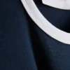 Camisola curta de algodão com estampado