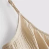 Camisola de alças em algodão puro