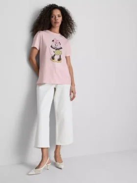 Camisola de algodão com estampado da Minnie Mouse da Disney
