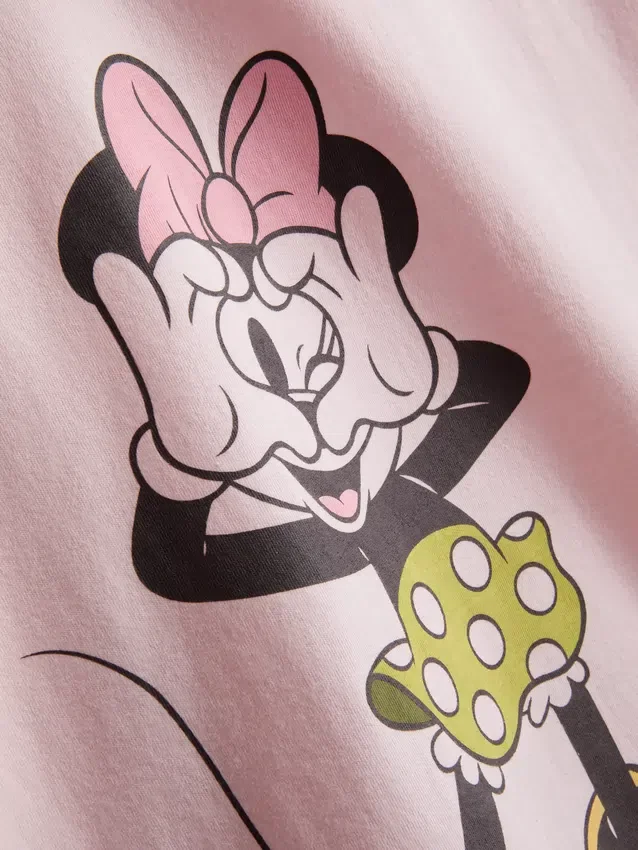 Camisola de algodão com estampado da Minnie Mouse da Disney