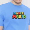 Camisola de algodão com estampado do Super Mario