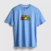 Camisola de algodão com estampado do Super Mario