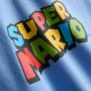 Camisola de algodão com estampado do Super Mario