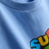 Camisola de algodão com estampado do Super Mario