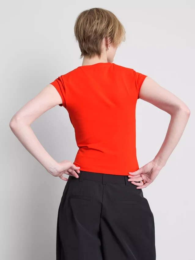 Camisola de algodão com estampado floral