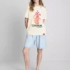 Camisola de algodão com gola redonda Campari