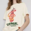 Camisola de algodão com gola redonda Campari
