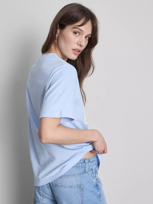 Camisola de algodão com paisagem de Vincent van Gogh