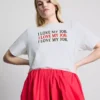 Camisola de algodão com slogan «O Diabo Veste Prada»