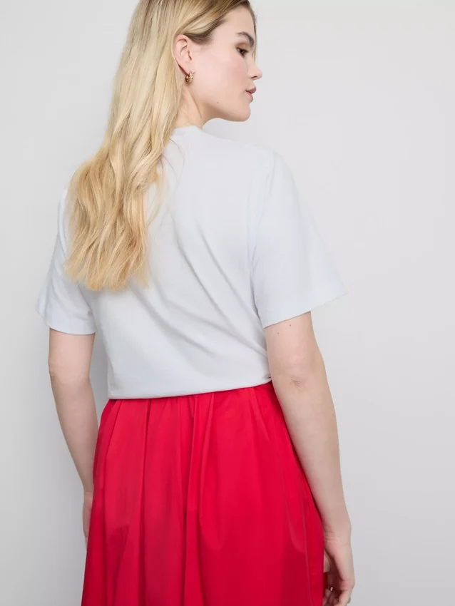Camisola de algodão com slogan «O Diabo Veste Prada»