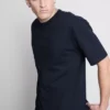 Camisola de algodão de corte descontraído