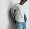 Camisola de algodão de corte descontraído