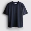Camisola de algodão de corte descontraído