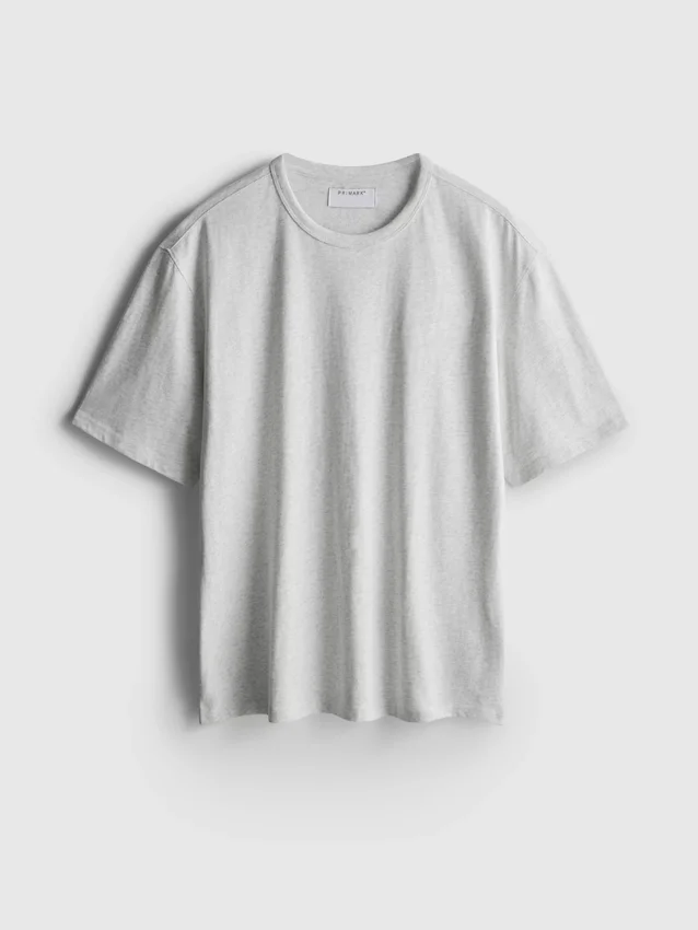 Camisola de algodão de corte descontraído