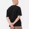 Camisola de algodão de corte descontraído com gola reforçada