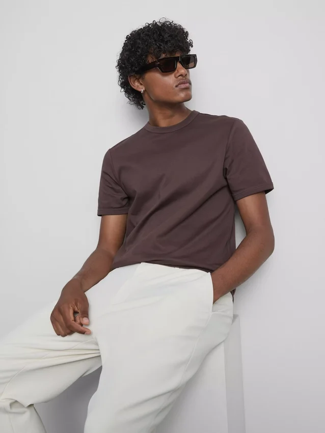 Camisola de algodão de corte justo «The Edit»