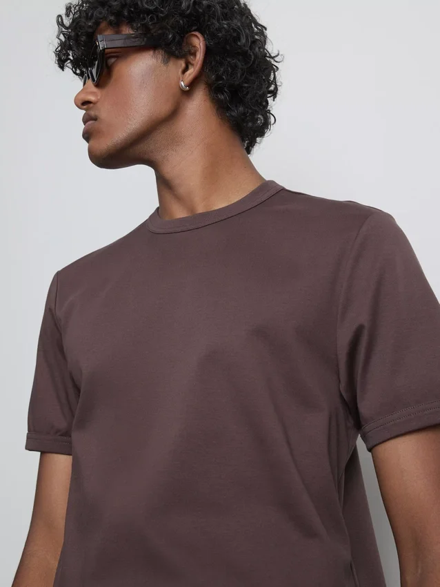 Camisola de algodão de corte justo «The Edit»