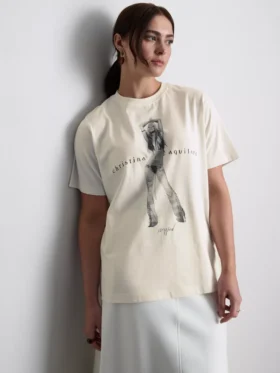 Camisola de algodão «Music» da Christina Aguilera