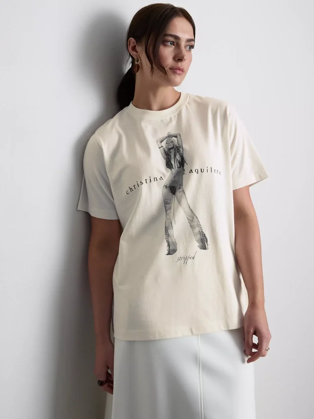 Camisola de algodão «Music» da Christina Aguilera