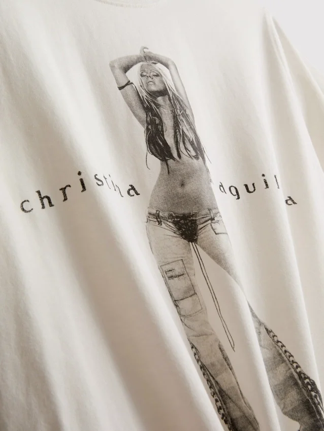 Camisola de algodão «Music» da Christina Aguilera